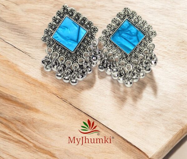 Oxidised Jhumka Earring For Women